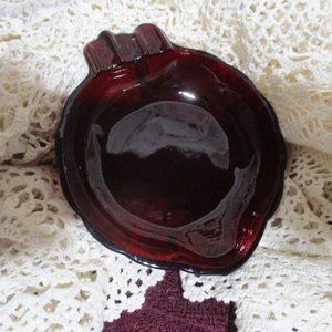Royal Ruby Depression Glass Ashtray